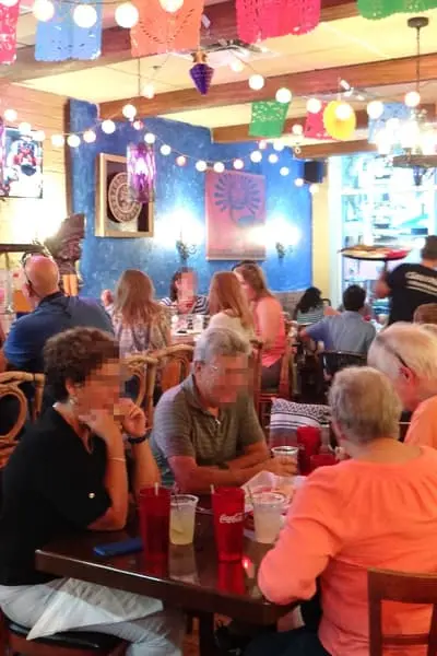 Dining room at Casa Maya Mexican on Lakewood Ranch Main Street.